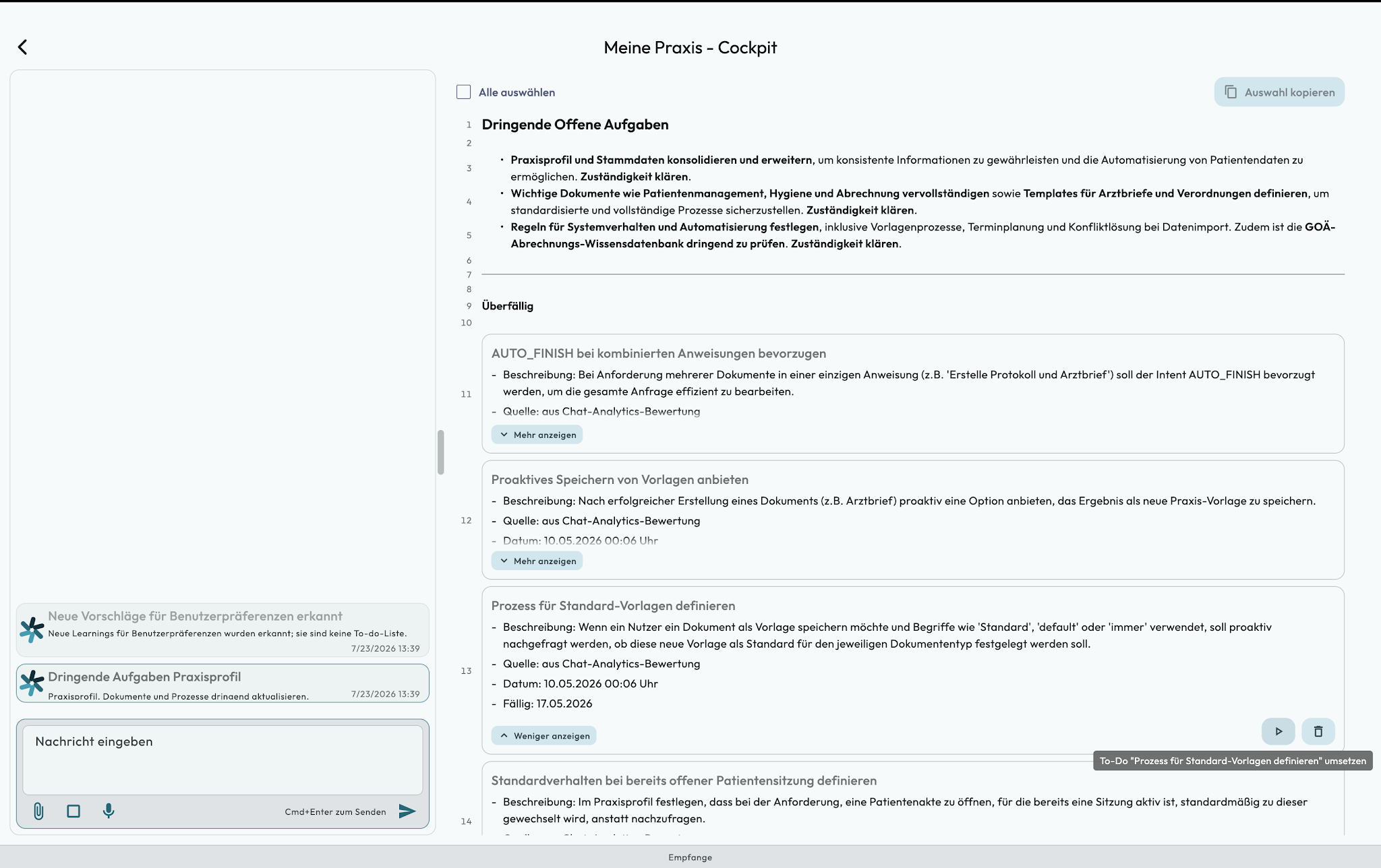 EfficiU practice improvements overview